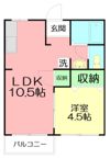 グリーンタウンコーポの間取り画像