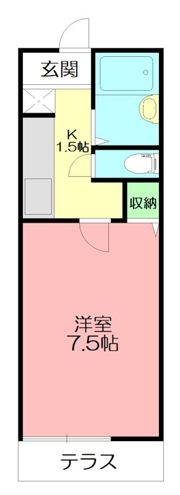 林山ハイツの間取り画像