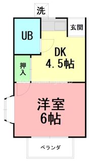 サニーハイツの間取り画像