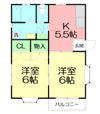 カーサ西の間取り画像