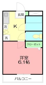 ル・シェル砂押橋の間取り画像
