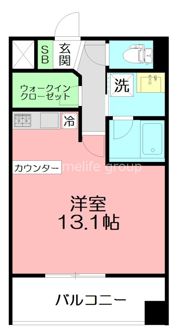 オパールマンションの間取り画像