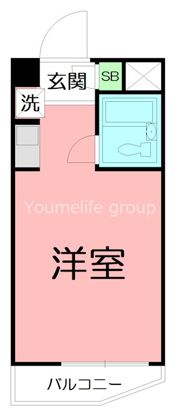 ポケットハイツ本厚木の間取り画像
