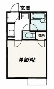 ホワイトレジデンスIの間取り画像