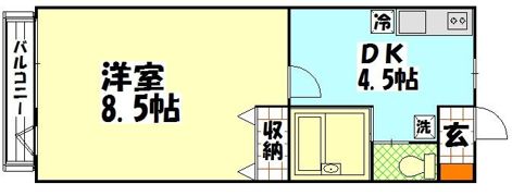 クラウンハイツIIの間取り画像