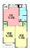 一の鳥居ハイツの間取り画像