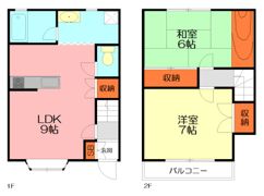 ペパーミント加藤Iの間取り画像