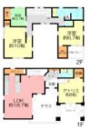 寒川町岡田貸家の間取り画像