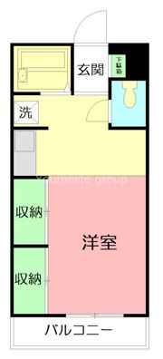 松栄ハイツの間取り画像