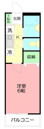 キャンパスコートの間取り画像
