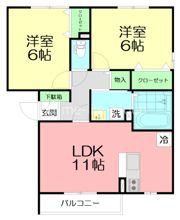 フローラルの間取り画像