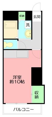 コーポ落合の間取り画像