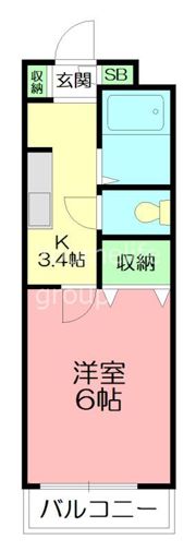 アーバンライフ中町の間取り画像