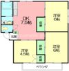 ハイツシャインAの間取り画像