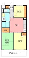 ラフィネ相武台IIIの間取り画像