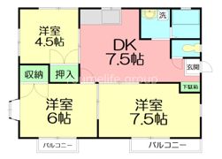 サンヴィレッジ赤坂Iの間取り画像