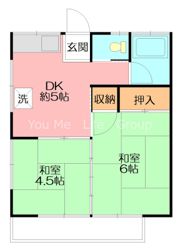 第二俊栄コーポの間取り画像