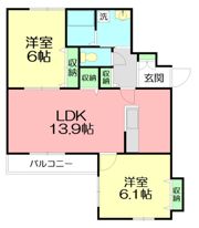 プランドール鎌倉サウスの間取り画像