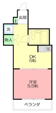 レジデンス湘南台の間取り画像