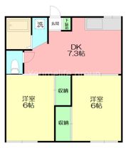 桜台コーポBの間取り画像