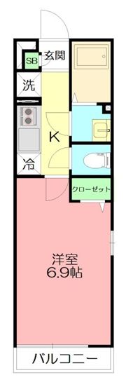 リブリ・ヴァンベール華山の間取り画像