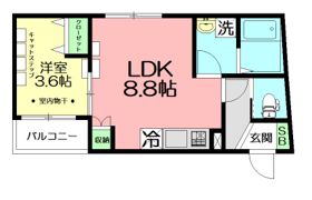 CALICO CHIGASAKI（キャリコチガサキ）の間取り画像