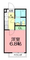 ベルフルール本厚木の間取り画像
