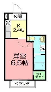 ベルフルール本厚木の間取り画像