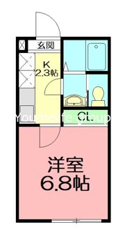 ベルフルール本厚木の間取り画像