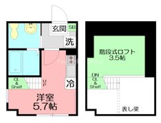 ハーミットクラブハウス戸塚踊場A棟の間取り画像