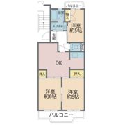 ポルシェ伊勢原IIの間取り画像