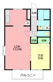 ベルレージュの間取り画像