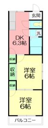 湘南ハイツKの間取り画像