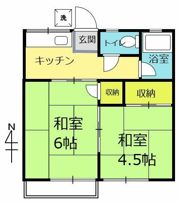パナハイツかしわ台の間取り画像