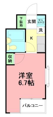 日神パレス戸塚の間取り画像