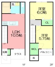 メリーレジデンスの間取り画像