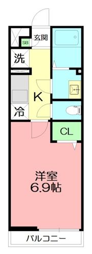 リブリ・ヴァンベール華山の間取り画像