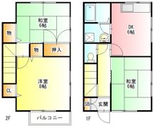 ハイツ立木 A棟の間取り画像