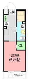 カレッジヒルズEの間取り画像