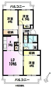 テレパレス伊勢原4号棟の間取り画像