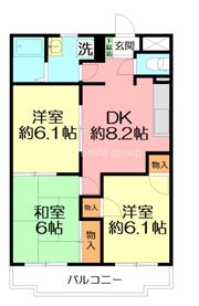 ラークハイツ座間の間取り画像