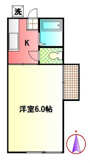 サンハイツ東海Aの間取り画像