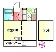 サンハイム成田の間取り画像