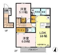 クレール湘南台V Aの間取り画像