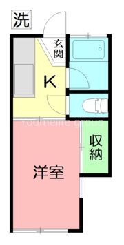 コーポ司第三の間取り画像