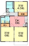 ダイモンハイツの間取り画像