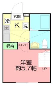 アカリエおださがの間取り画像