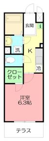 カレッジヒルズDの間取り画像