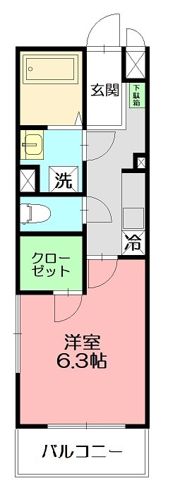 カレッジヒルズDの間取り画像