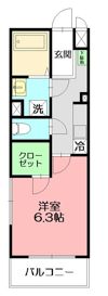 カレッジヒルズDの間取り画像